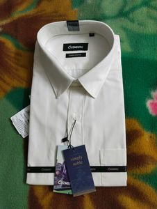 Oxemberg Formal Half-Sleeved White Shirt
