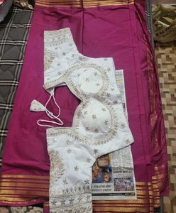 Mysore silk imitation with blouse