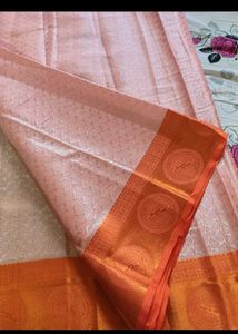 Elegant Pink &amp; Orange Saree