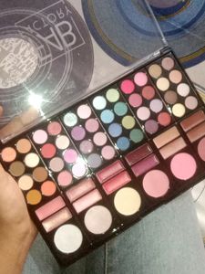 Blush ,Highlighter,  Lip Gloss, Eyeshadow Palette