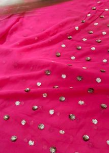 Pink Saree
