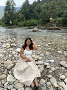 Checkered Midi Dress