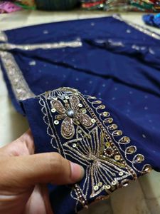 Aari Tari Work Saree