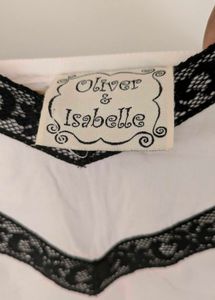 White Lace Trim Dress