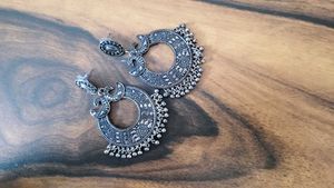 Oxidized Earrings &amp; Ring