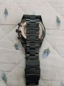Black Skeleton Automatic Watch