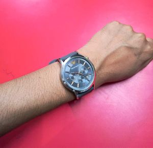 EMPORIO ARMANI Men Analog Gunmetal-Toned Chronogra