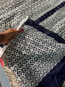 Party Wear Heavy Work Lucknow Chikankari Saree