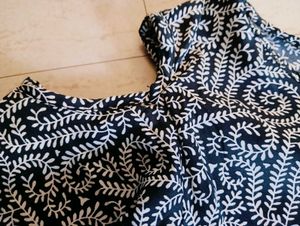 Black And White Kurta