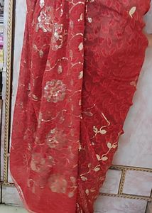 Newly Red Beautiful Saree