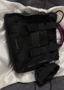 ALDO Black Embossed Tote Bag