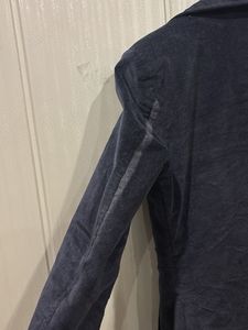 Vintage Blue Corduroy Coat S-M