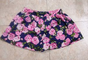 Floral Mini Skort By FOREVER 21