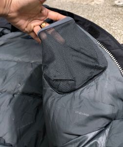 Black Puffer Jacket with Hood