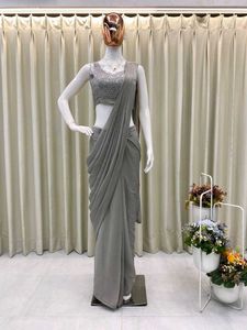 🆕️🆕️Ready to wear saree with shrug