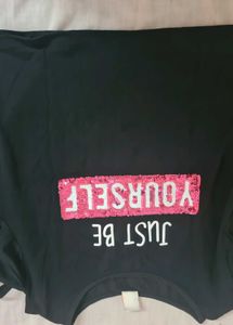 2 Black Crop Tops
