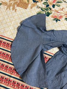 bell Sleeves Cotton Crop Top