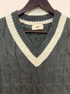 Gray Knitted Vest Top 🩶