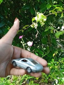 Silver Toy Car