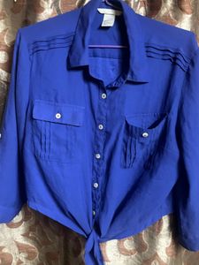 Blue Button-Down Shirt