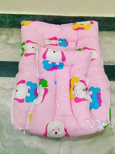 Cute Pink Dog Print Bedding Set