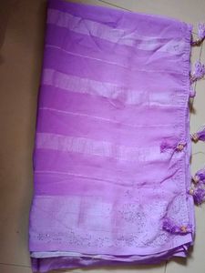 Elegant Purple Saree