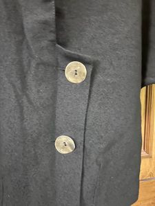 Black Zara Top With Gold Buttons