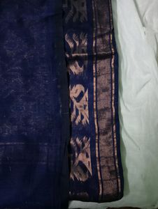 Beautiful Navi Blue Noyakhali Jamdani