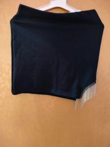 A Cute Black Skirt From Chamak Of Size L