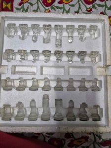 Beautiful Glass Chess Set
