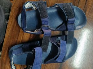 Blue Adjustable Sandals