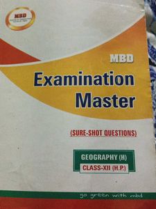 MBD Examination Master Geography class 12th