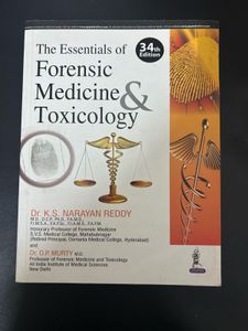 Forensic Medicine & Toxicology Book