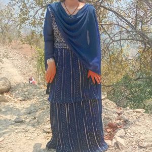 Kurti Lehanga Set With Dupatta