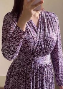 Patterned Midi Dress