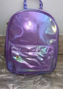 Holographic 💜 Backpack Miniso🆕