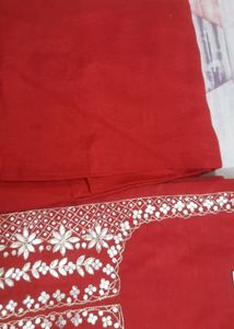 Pure Chanderi Silk Suit With Pore Heavy Work Dupat