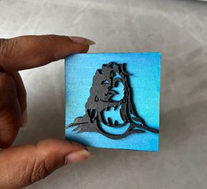Handmade Wooden Shiva Magnet