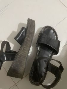 Black Strappy Sandals