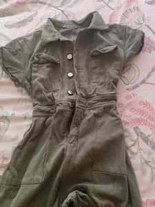 Olive Green Romper