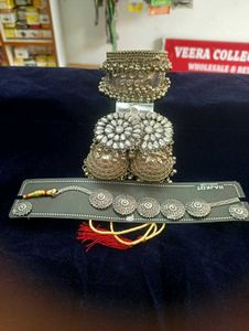 Silver Oxidized Jewelry Set