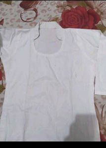 White Cotton Kurta Only Women