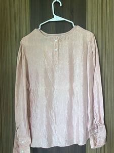 H&amp;M Blush Long Sleeve Top