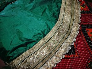 Green Party Wear Lehenga