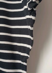 Striped 3/4 Sleeve Top