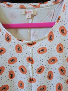 🍊🍋Cute Fruit Design Short Nightdress🍊🍋