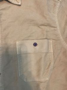 Waffle Story Yellow Button-Down