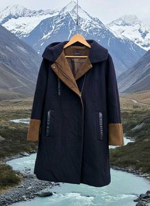 Stylish Two-Tone Coat