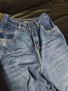 High Rise Blue Jeans