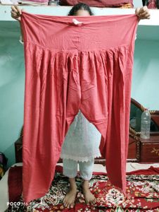 Pink Cotton Salwar Pants Pek Of 3